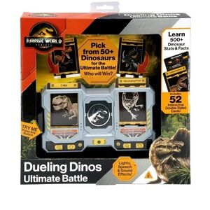 NEW Interactive Dinosaur Battle Toy Educational Lights & Sound Sealed